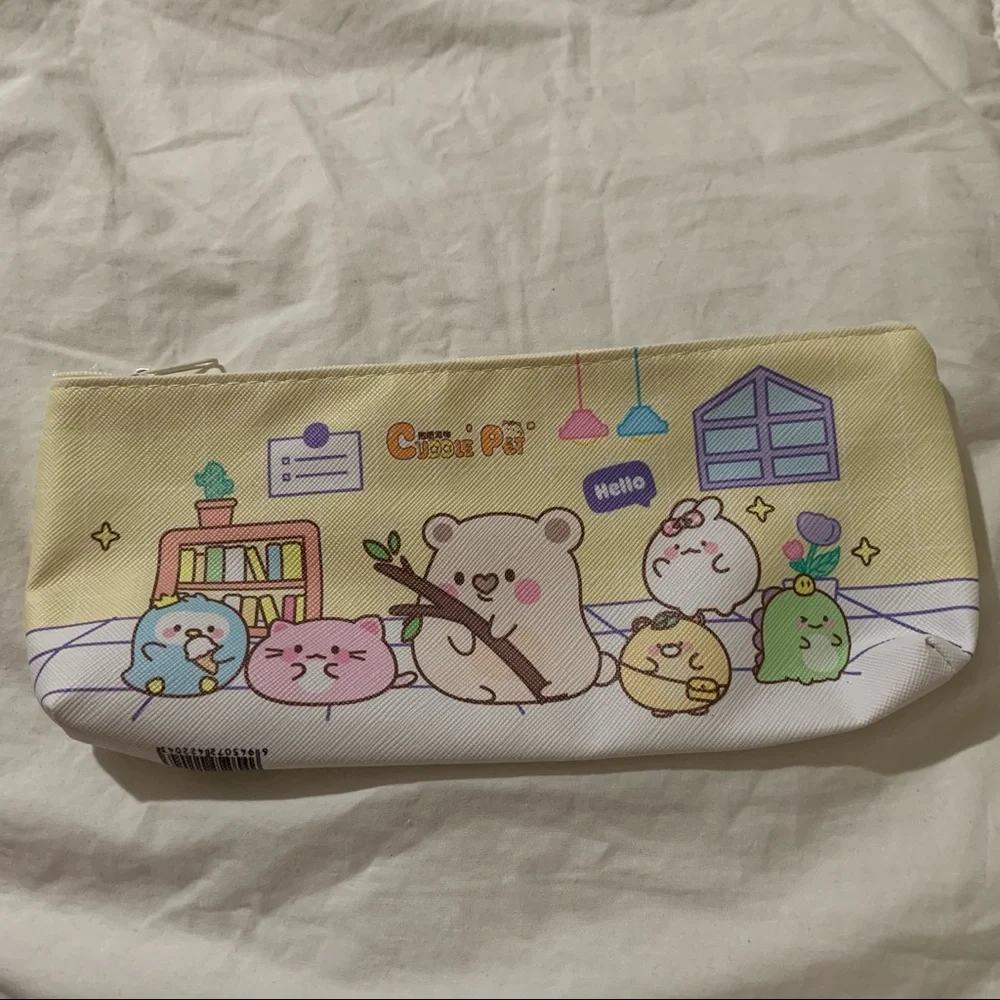 Dinosaur Family Zip Pencil Bag